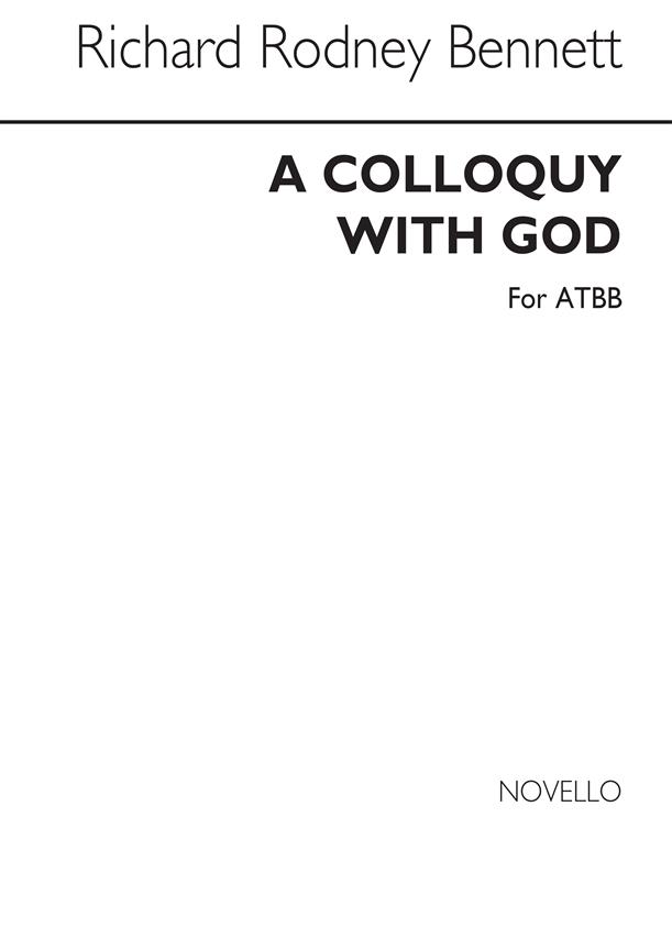 A Colloquy With God