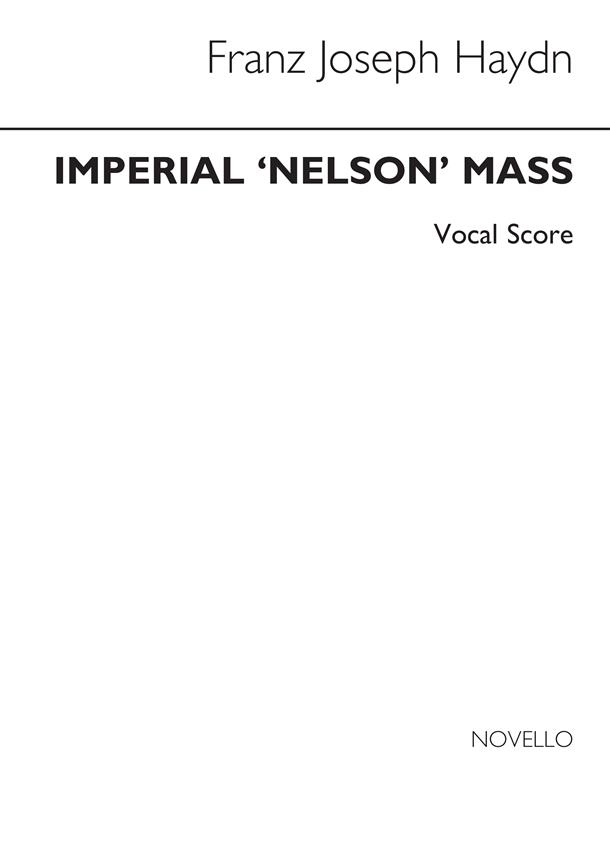 Franz Joseph Haydn: Nelson Mass (Old Novello Edition Vocal Score)