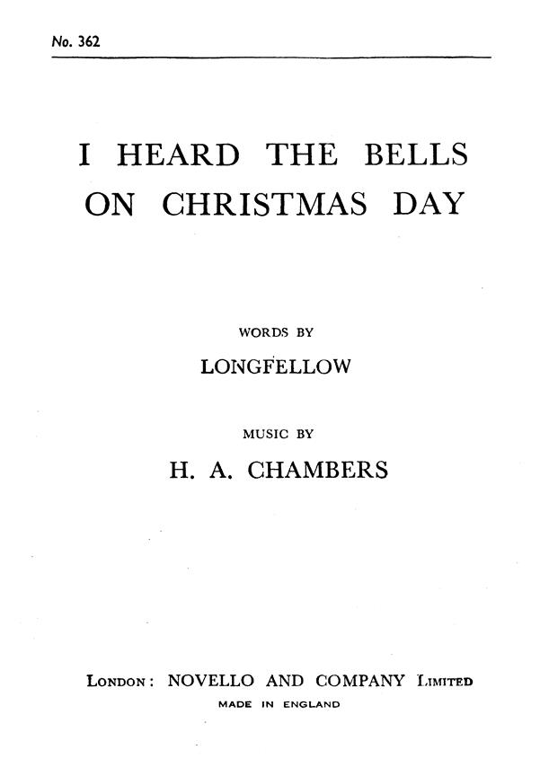 I Heard The Bells On Christmas Day