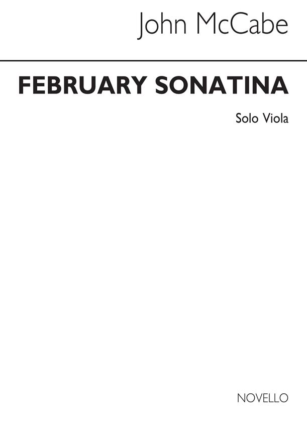 February Sonatina fuer Solo Viola