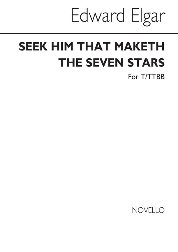 E Seek Him That Maketh The Seven Stars T/Ttbb