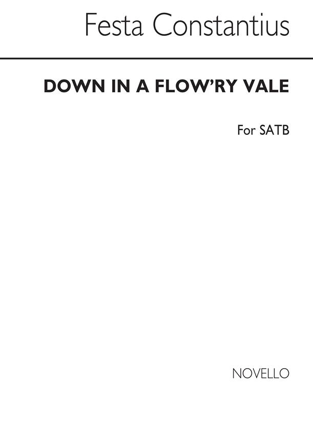 Down In A Flow'ry Vale (SATB)