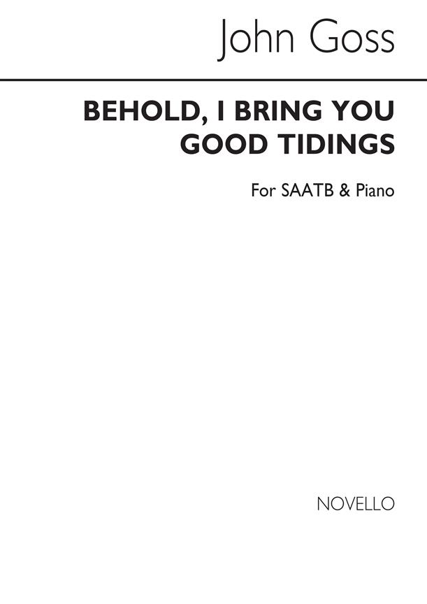 Behold I Bring You Good Tidings