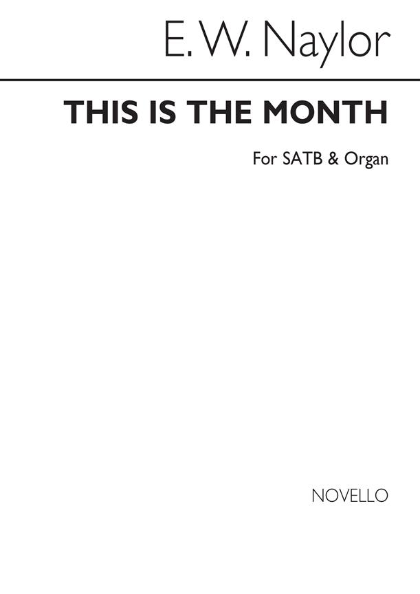 This Is The Month Satb/Organ