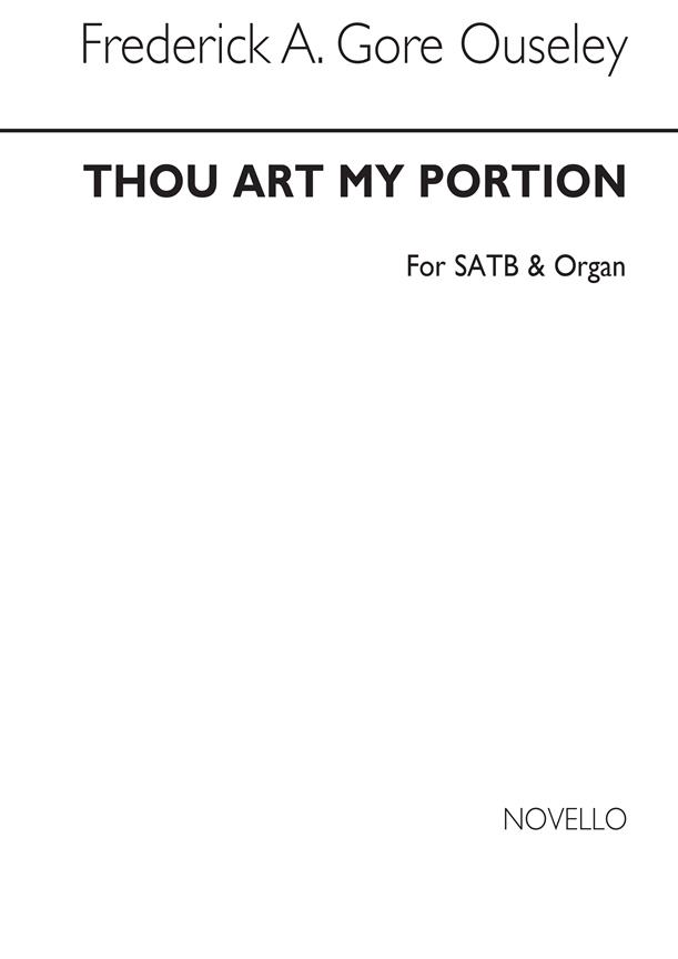Thou Art My Portion Satb/Organ