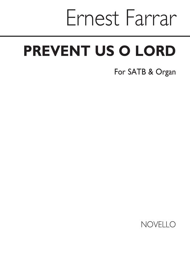 Prevent Us O Lord Satb/Organ