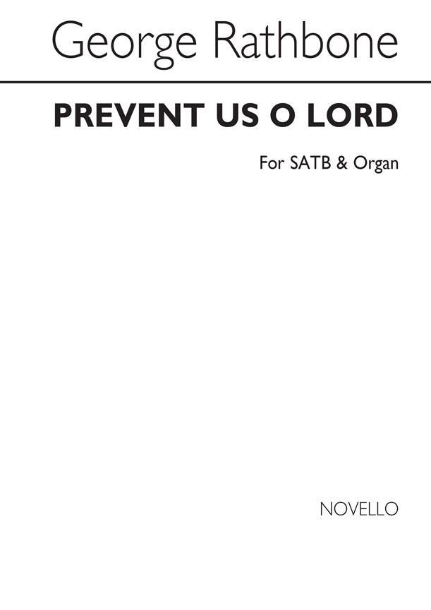 Prevent Us O Lord (SATB)