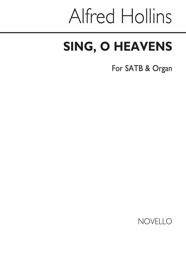 Sing O Heavens Satb/Organ
