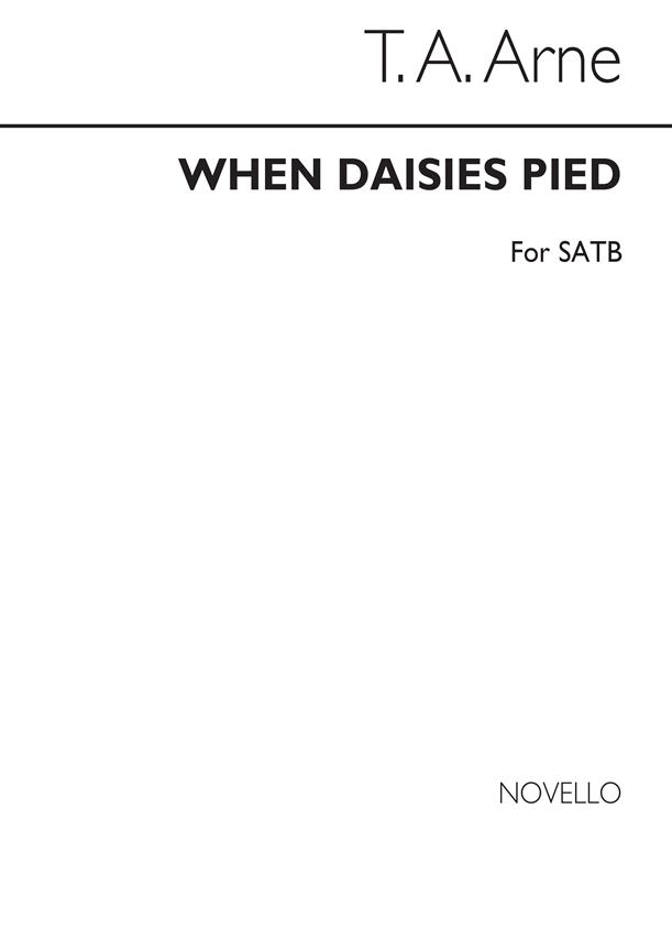 When Daisies Pied SATB