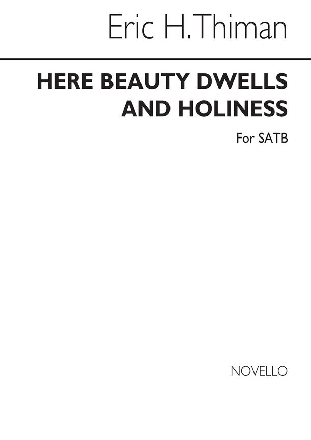 Here Beauty Dwells for SATB Chorus