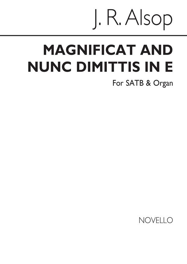 Magnificat And Nunc Dimittis In E