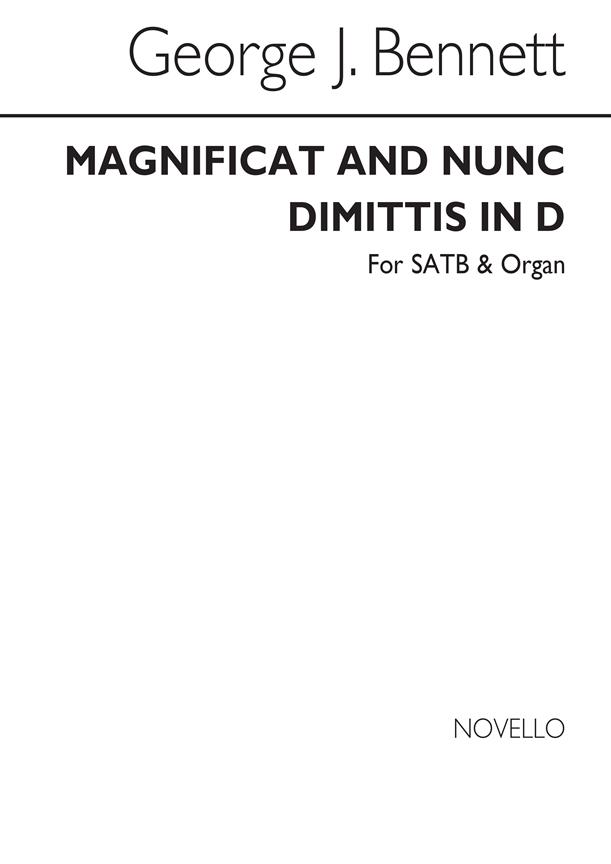 Magnificat And Nunc Dimittis In D