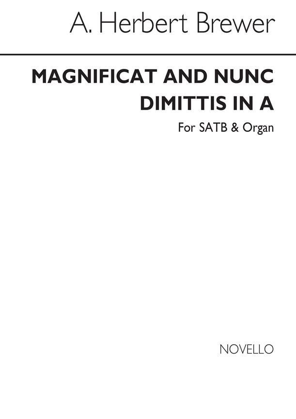 Magnificat And Nunc Dimittis In A