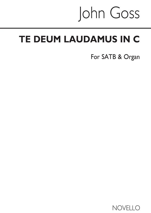 Te Deum Laudamus In C Satb/Organ