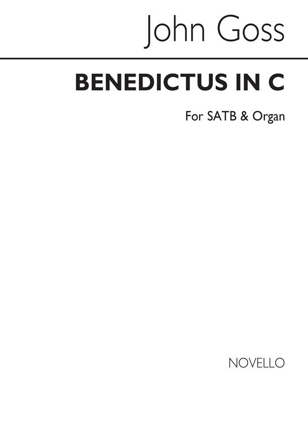 Benedictus In C Satb/Organ