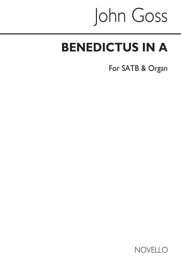 Goss Benedictus In A Satb