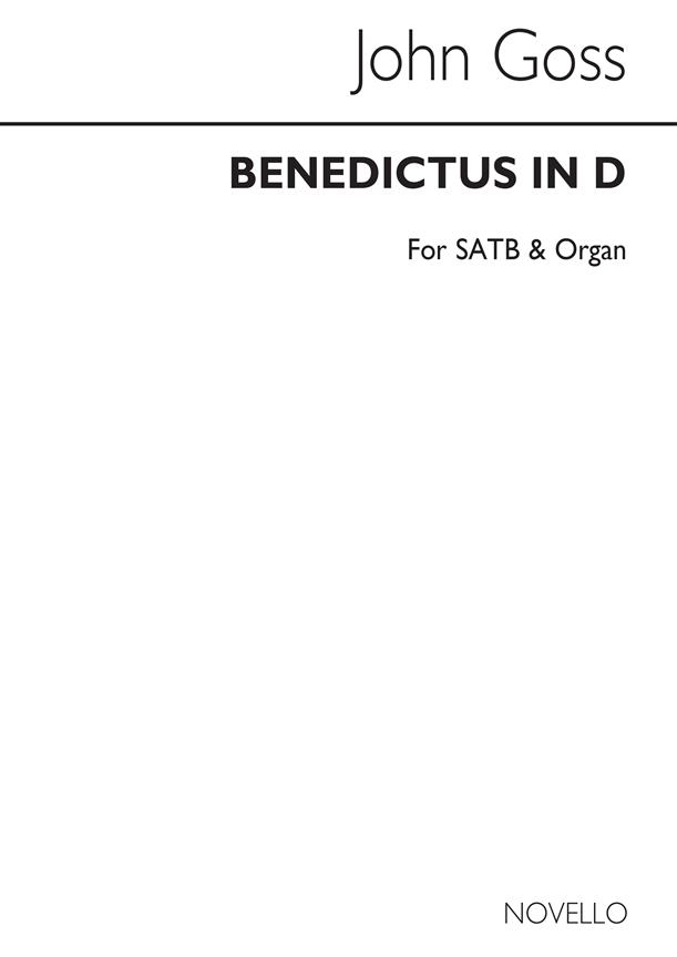 Benedictus In D Satb/Organ