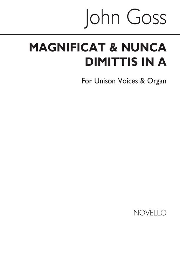 Magnificat And Nunc Dimittis In A