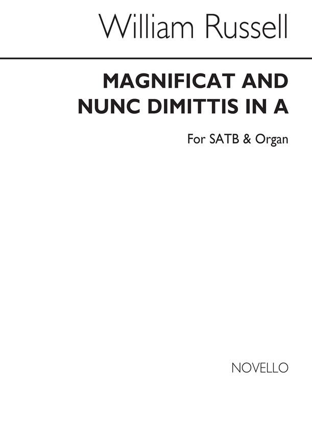 Magnificat And Nunc Dimittis In A