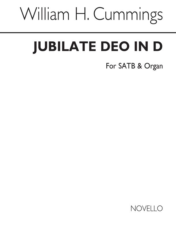 Jubilate Deo In D Satb/Organ