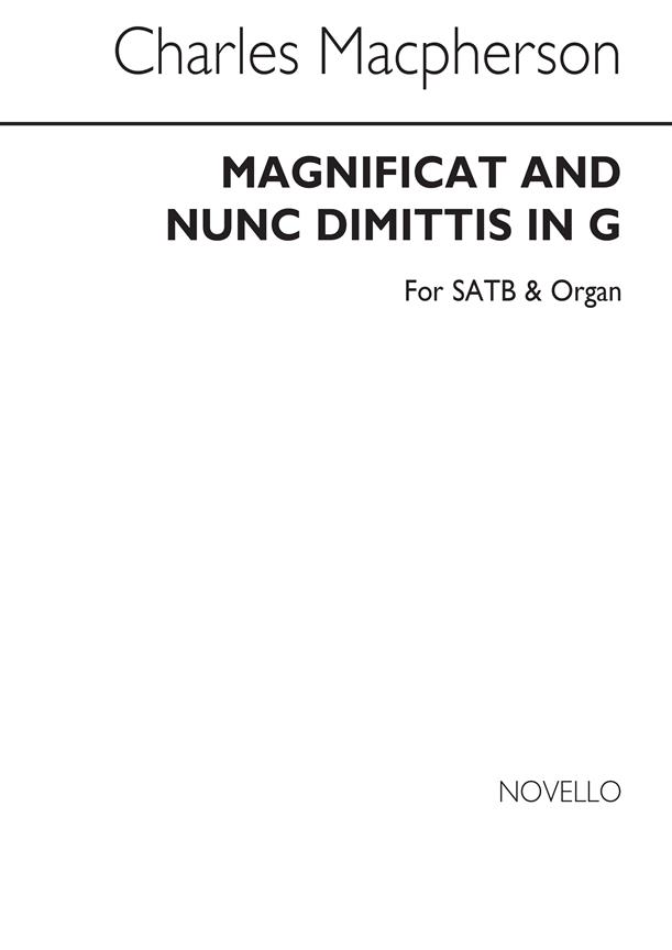 Magnificat And Nunc Dimittis In G