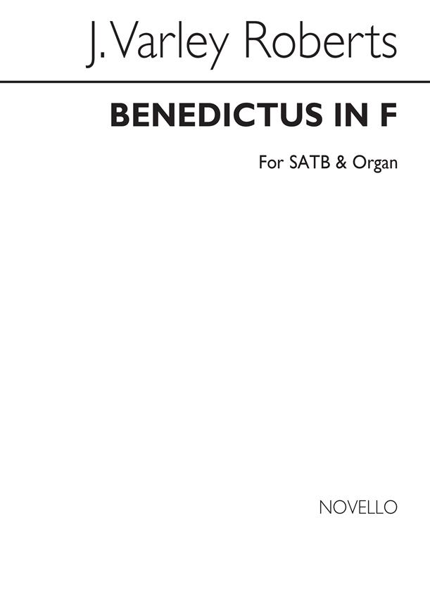 Benedictus In F Satb/Organ