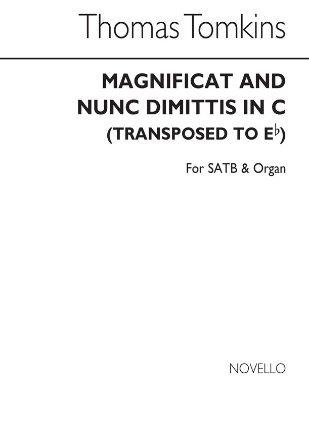 Magnificat And Nunc Dimittis In C(Transposed To Eb)