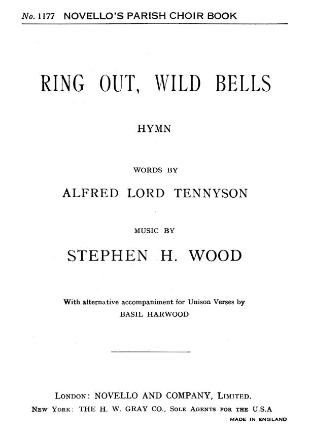 Ring Out Wild Bells (Hymn)