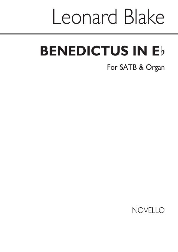 Benedictus In E Flat Satb/Organ