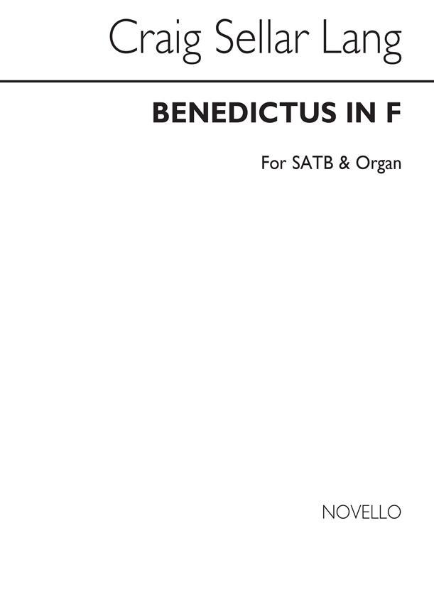 Benedictus In F Satb/Organ