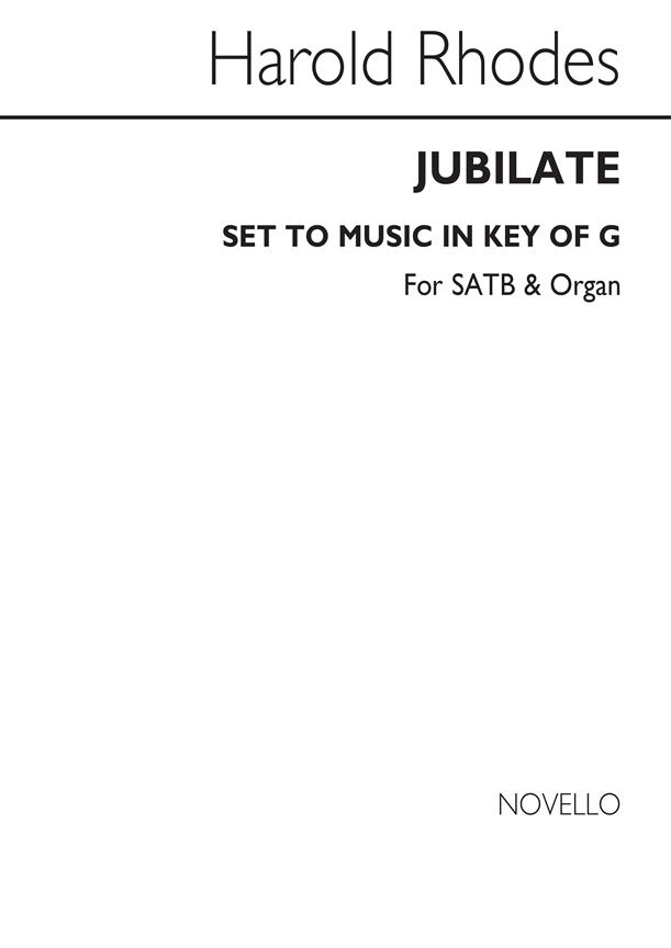 Jubilate Deo In G Satb/Organ