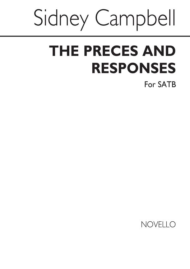 Canterbury Preces And Responses for SATB Chorus