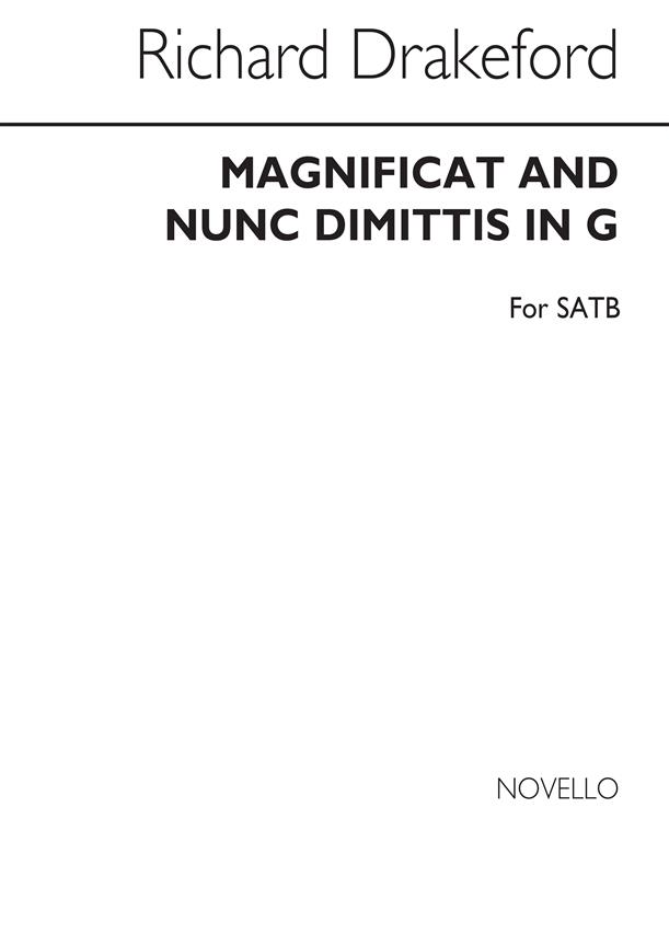 Magnificat And Nunc Dimittis In G