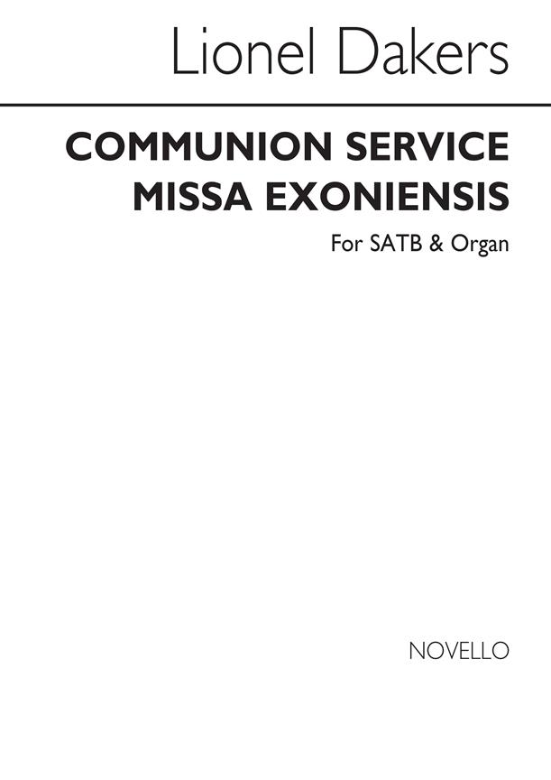 Dakers Communion Service Missa Exoniensis