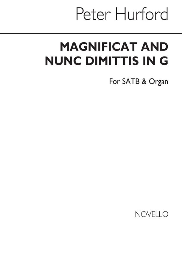 Magnificat And Nunc Dimittis In G for SATB Chorus