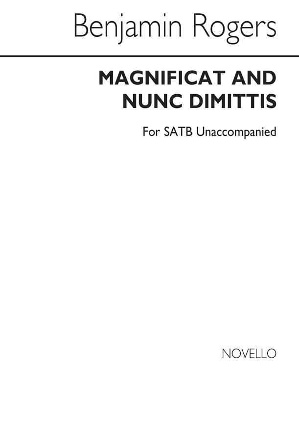 Magnificat & Nunc Dimittis (Ed. Bernard Rose)