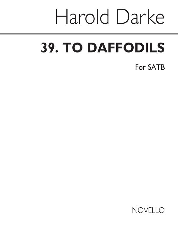 To Daffodils