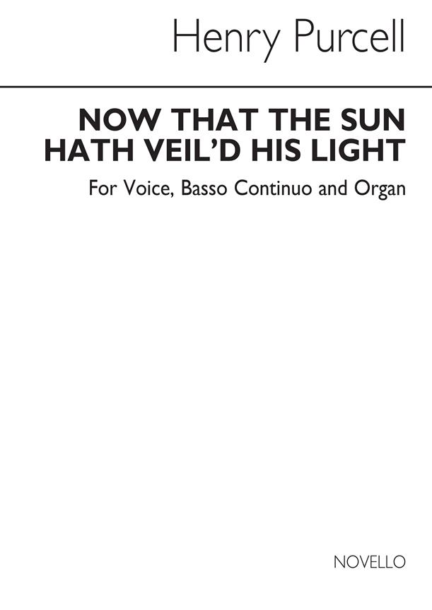 Now That The Sun Hath Veil'd His Light