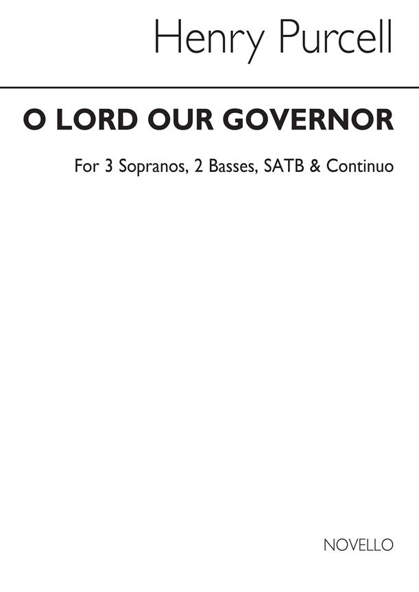 O Lord Our Govenor Ssab/Sstb