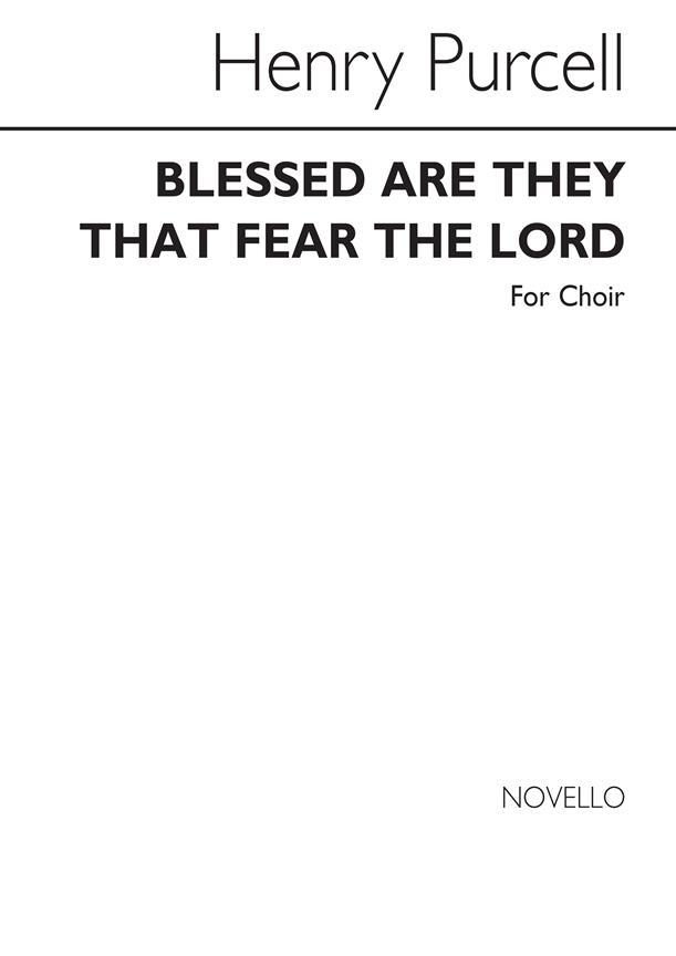 H Blessed Are They That Fear The Lord