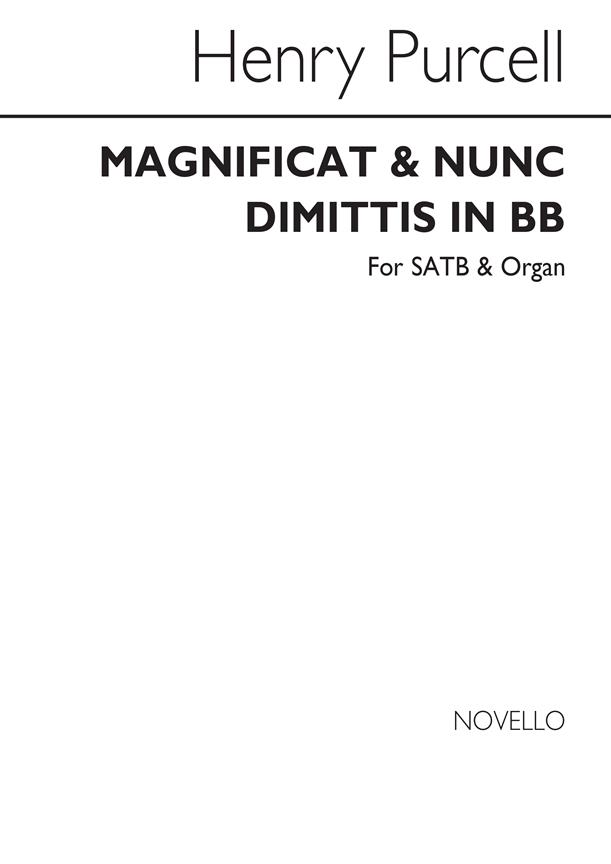 H Magnificat & Nunc Dimittis In Bb Satb/Org