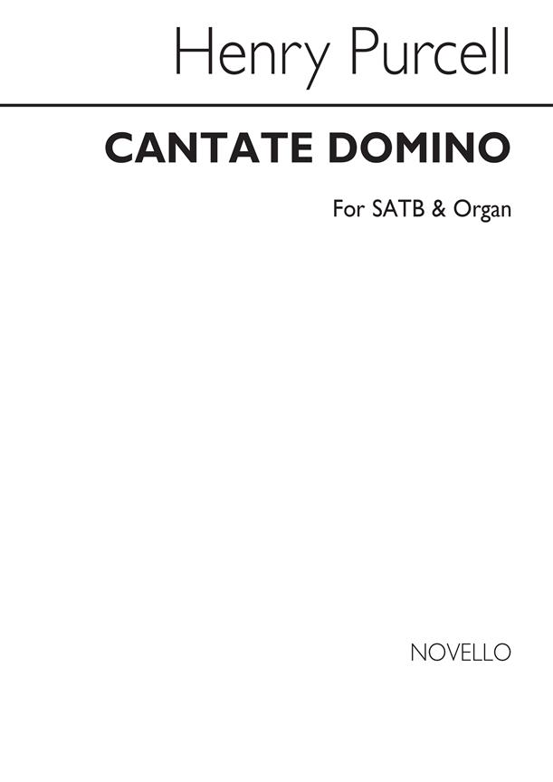 Cantate Domino Satb/Organ