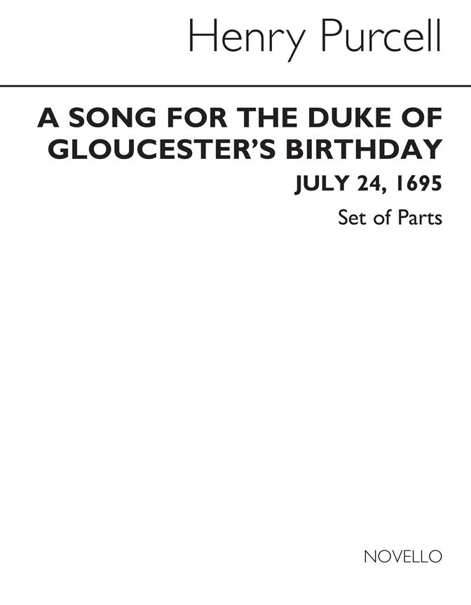 Song For The Duke Of Gloucester's Birthday Ch Pts