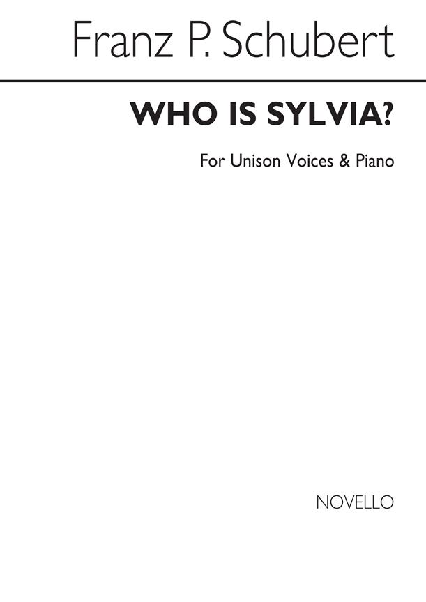 Schubert Who Is Silvia Piano