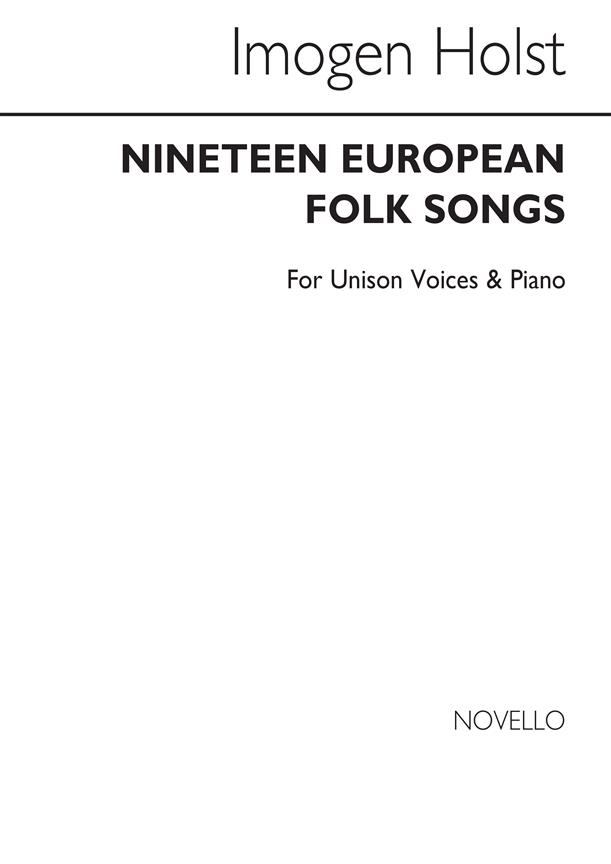 Nineteen European Folk Songs