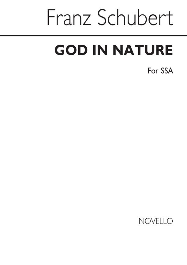Schubert God In Nature Ssa