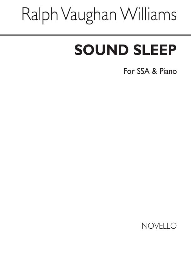 Vaughan Williams Sound Sleep Ssa