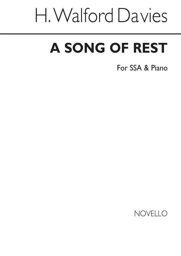 A Song Ofuerest Ssa And Piano