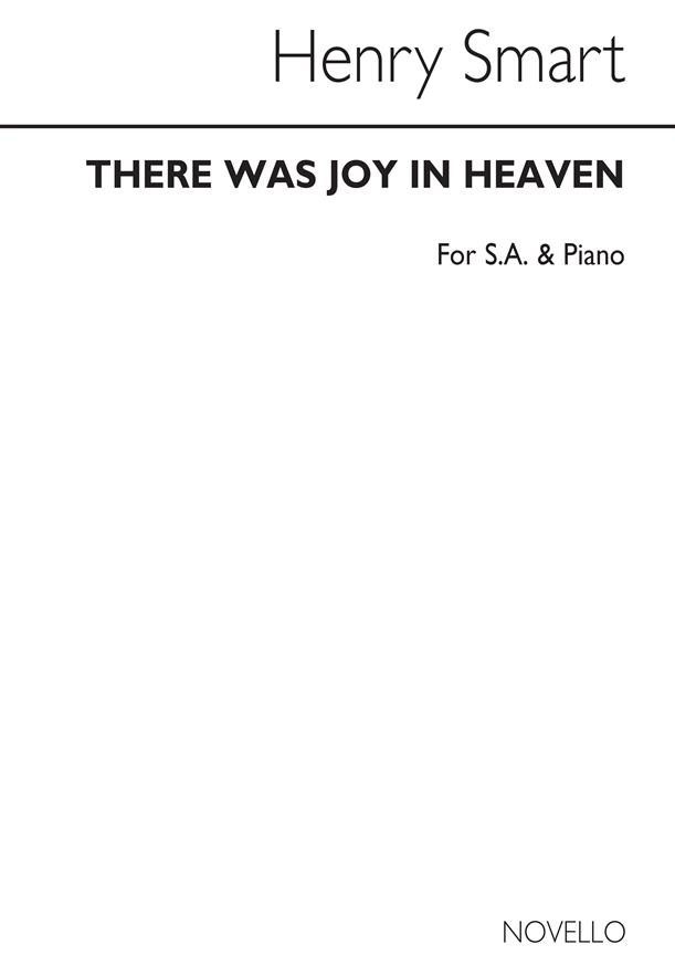 H There Was Joy In Heaven Sa And Piano