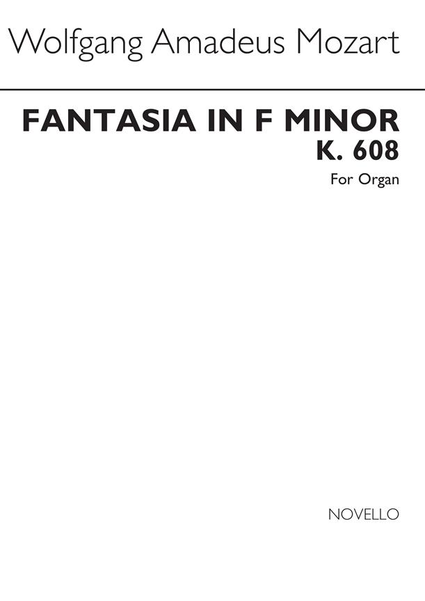 Fantasia In F Minor K.608 (Emery)